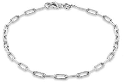 Tuscany Silver Damen-Armband Ankerkette länglich Sterlingsilber 2,7mm 19cm