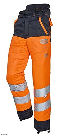 Solidur HVPA1COR-S Glow Type C Class 1 Trousers, Orange, Small
