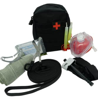 Lindkind Verbandskasten - Ergänzung Erste Hilfe Zusatz - Set Outdoor First Aid Kid Notfallset Survival Kit mit Israeli Bandage u. Tourniquet Erste Hilfe Set