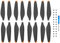 Ainiv Mini 3 Pro Hélices, 16 Piezas Hélices de Cuchillas, Accesorios de Alas para DJI Mini 3 Pro Drone (con Destornillador y 24 Tornillos)