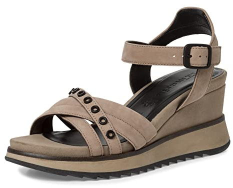 Tamaris Femme Damen 1-1-28311-20 Sandale, Poivre, 42 EU