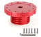 RASTP Aluminum Steering Wheel Adapter, Sim Racing Gaming Steering Wheel Adapter for T300, T500, TS-PC, TS-XW (Red)