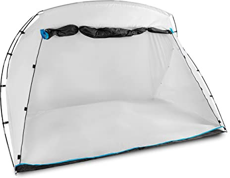 BISupply Tragbares Lackierzelt, 2,6 x 1,8 x 1,7 m – Pop-Up-Sprühfarbe, Zelt, Unterschlupf für Autolackierung, Airbrush