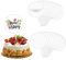 Cake Topper Acryl Blanko Acryl Kuchen Topper Torten Topper Transparent DIY Acryl Torten Topper Rund Kuchen Dekoration Sets für Personalisiert Kuchen Deko, Geburtstag, Party, Hochzeit, Taufe（20 Stück）