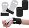 Abeillo 2 Gymnastik-Griffe, Handgelenkband-Sets für Mädchen, Jugendliche, Kinder, Schwarz, Gymnastikstange, Handflächenschutz und Handgelenkstütze, Sportzubehör für Kinder Training und Übung (XS)