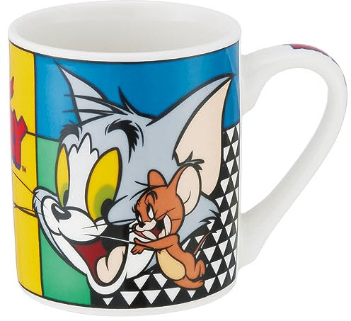Skater TOON CHMG14-A Keramikbecher, 200 ml, Tasse, Tom & Jerry