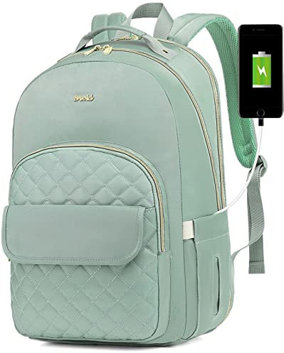 Breold Women's Backpack with 17.3 Laptop Compartment for Work, Travel & School