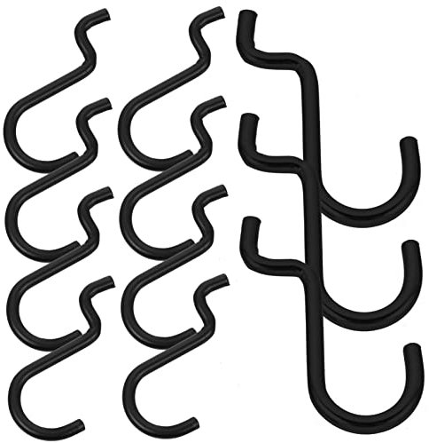 Uonlytech 20 Pièces Crochet Pour Panneau Perforé Daffichage De Panneau Perforé J Pour Panneau Perforé Muraux à Chevilles Le Fer Le Mur Fil De Fer