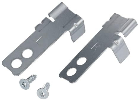 ensipart Befestigungssatz für Spülmasschine kompatibel mit BOSCH 10011641 Haltewinkel für Spülmaschine