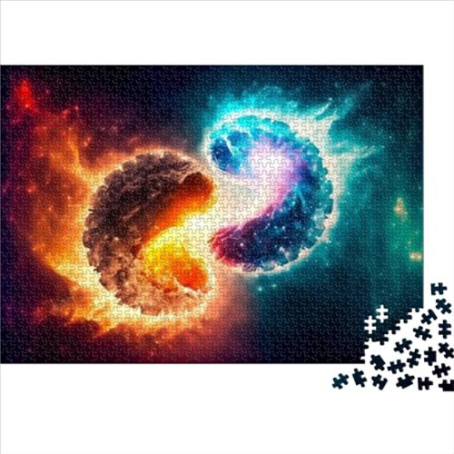 1000 Teile Puzzle für Erwachsene Big Bang Puzzle für Erwachsene Holzpuzzle Lernspiel für Erwachsene Kinder 1000 Teile (75 x 50 cm)
