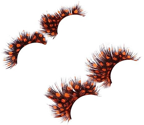 POPETPOP Faux 2 Paires Duveteux Et Fins Pour Fêtes Mariages Spectacles