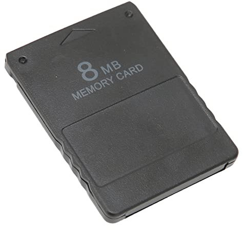 ZLXHDL Memory Card, Compatible for PS2 Memory Card, 2 in 1 Plug and Play Stable High Speed SD Cards, Compatible with All for PS‑2 Games(8MB)