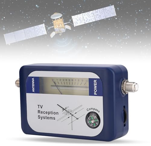 EIMSOAH Digital TV Signal Finder Mini Signal Meter Detector, With Backlight Function, for Remote Satellite Antennas