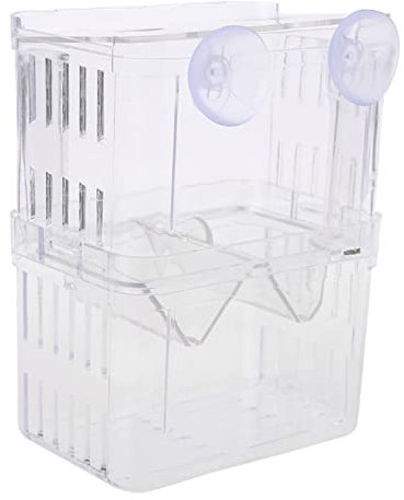Zucht für Aquarien, kleine Fische, Frittisolationsbox, Brutkästen für Fische, transparent, doppellagig, Design, Fischtank, Brutkasten, Brutkasten