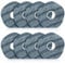 AGOOG 8 Pack Mop Pads Compatible with eufy X10 Pro Omni / X9 Pro Robot Vacuum Cleaner, Spin Cleaning Pads Replacement Accessories Set
