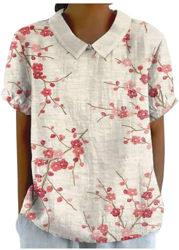 Camiseta Poliester Blanca Blusas para Faldas Flamencas Blusas Largas para Leggins Camisa Verde Mujer Blusas Amarillas Mujer Tops De Verano para Mujer Blusa Fucsia Mujer Camisa Cuadros Mujer Polo Sin