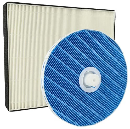 vhbw 2-teiliges Filter-Set kompatibel mit Philips HU5930/10 Luftreiniger/Luftwäscher - Filter, Befeuchtungselement