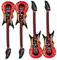 HAWILLOSCH 12 STK Aufblasbare Gitarre E-Gitarre Für Kinder Aufblasbares Instrumentenspielzeug Aufblasbare Trommel Künstliche Gitarre -gitarrenspielzeug Aufblasbare Trompete PVC