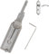Decodificador de llave maestra de acero inoxidable 2 en 1, kit de selección de cerraduras, herramienta de selección de cerraduras, púa de bloqueo de decodificador de llaves, ganzúas de bloqueo y