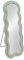 Baroni Home Miroir sur Pied ou Miroir Mural, Miroir avec Cadre Ondulé Rembourré et Revêtement en Tissu Bouclé, Salon, Chambre à Coucher, Couloir, 160x60 cm, Bouclé Vert