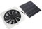 Topyond Solar Panel Fan Kit Solar Exhaust Fan 100W Solar Powered Panel with 10inch Round Fan for Greenhouse Shed Chicken Coop (White)