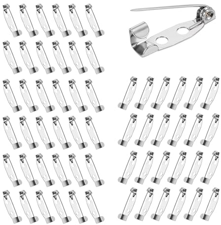200 Piezas Broche de Seguridad Pasadores de Broche de Barra Metal | Alfileres de Broches para Manualidades de Broches de Bricolaje