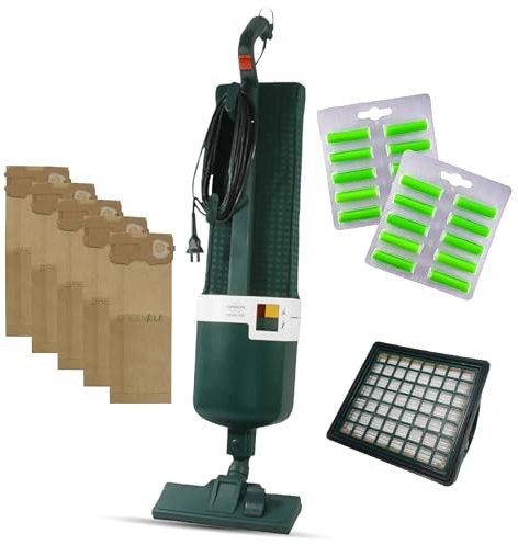 Scopa Elettrica Folletto VK 120 – Aspirapolvere Folletto Rigenerato con 2 Anni di Forniture Incluse | Iconico Modello Meccanicamente Perfetto, Potente e Intramontabile con Garanzia di 24 Mesi