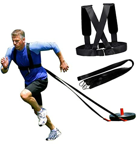 TOYANDONA Gewichtstragegürtel Laufstützgürtel Aus Langlebigem Material Mit D-Ring Und 2 Haken Atmungsaktives Hochbelastbares Widerstandsband Für Basketball Fußball Training