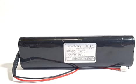 ENERpower Li-Ion-Akku 2S2P 7,2V-7,4V | 10000 mAh (73Wh) | JST 2.54 HX | 5A PCM (35W) | Stick-Format | Ladestandanzeige