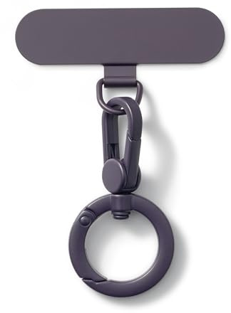 CHUQING Handykette Halterung Metall Pad für Handykette | 360° drehbare Handykettenhalterung,laden ohne Entfernen, für geschlossene Vollschutz-Cases im Alltag und auf Reisen