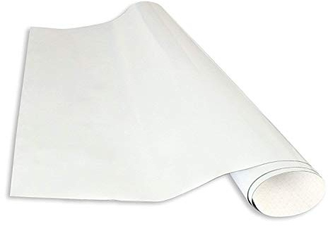 Cuadros Lifestyle Whiteboard Magnetisch 50x100 cm | selbstklebende Folie | Weißwandtafel | Whiteboard | Schreibtafel | Wandfolie | Multifunktionstafelfolie | Weiß
