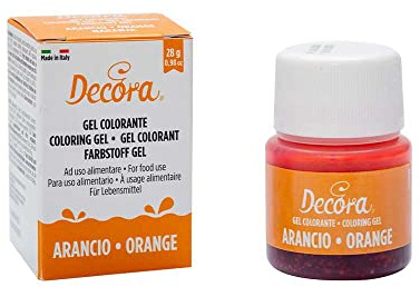 Decora 9600813 Gel Colorante Decora Arancio 28 G, dal colore intenso e brillante