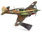 Fascinations MMS213 Metal Earth Metallbausätze - Jagdflugzeug Curtiss P-40 Warhawk, lasergeschnittener 3D-Konstruktionsbausatz, 3D Metall Puzzle, DIY Modellbausatz mit 2 Metallplatinen, ab 14 Jahre