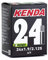 Cámara de Aire para Bicicleta - Válvula Schrader de 28 mm - 24 x 1.9/2.125 - Espeso de 1 mm - Cámara de Bicicleta Antipinchazos con Autosellante Incorporado - Negro - Kenda
