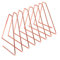 KETIEE Buchstütze Buchstützen Metall Bookends Verstellbare Buchhalterung Bücherständer Buchstopper Bücherregal Bücher Halter Buchbeschwerer Heavy Duty für Bücher, Karten und CDs, Roségold