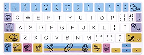 WYGCH Silicone Magic Keyboard Cover Skin for iPad Pro 11 Inch Magic Keyboard(4nd Generation),for iPad Pro 11 Keyboard Protector Accessories-Bread