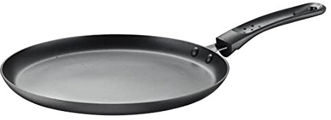 Prima Collection Black Crêpière en Aluminium Antiadhésif Induction Diamètre 25 cm