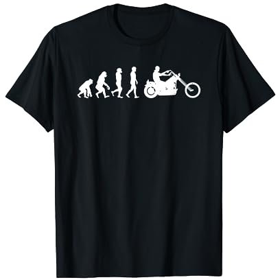 Evolution Motorcycle I Bike Chopper Motorcycle T-Shirt