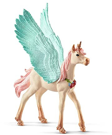 SCHLEICH - Bayala - Decorated Unicorn Pegasus, foal (70575)