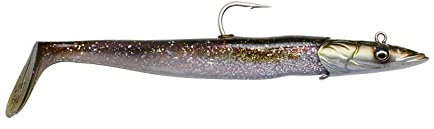 Savage Gear Sandeel V2 Big Game Fishing Hook (Green Silver-23.5cm-175g)