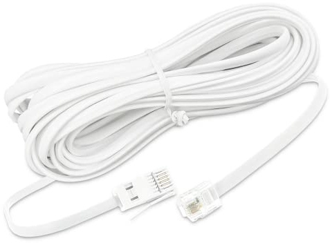 MAOZHOU BT to RJ11 Telephone Cable for Landline 5m | BT BS6312 UK Plug to RJ11 ADSL Modem Cable,Extension Lead for Router,Broadband,Fax,Sky Box,Virgin Media