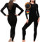 Diasports Skiunterwäsche Damen | atmungsaktive Thermounterwäsche Set | Warme Funktionsunterwäsche Damen bestehend aus Thermohose und Thermoshirt Langarm | Thermal Underwear for Women | Größe L