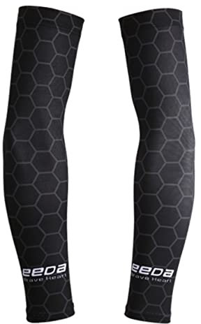 Garneck Robuste Kühlende Armstulpen Aus Viskosefaser Sonnenstulpen Für Radfahren Outdoor-aktivitäten Schwarz Größe S