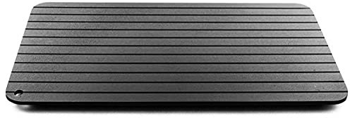 Vassoio Di Scongelamento Vassoio di sbrinamento rapido Thaw Frozen Food Fruit Frutta di sbrinamento rapido Piastra Scheda Defrost Kitchen Gadget Tool (Colore : Schwarz, Size : M)