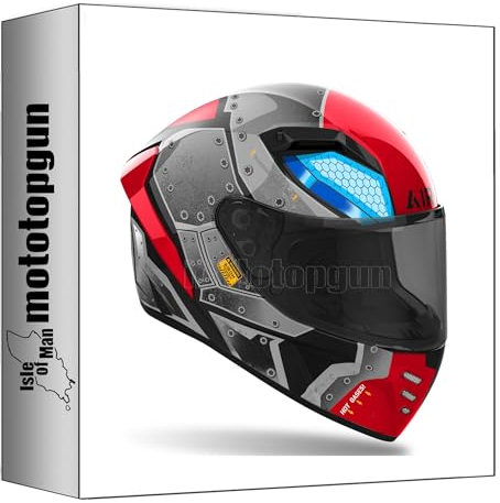 Airoh Integralhelm CNB17 Connor Bot Gloss Größe M mototopgun