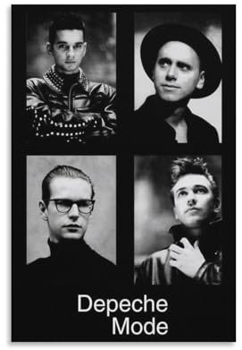 Depeche Singer Band Mode Vintage Foto Leinwand Poster High Definition Druck für Home Office Wall Art Deco ungerahmt 30 x 45 cm