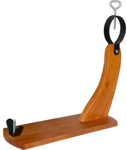 KROWN - Jamonero Profesional Tipo Góndola: Soporte de Corte para Jamón Ibérico con Base Estable - Fabricado en España