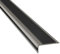 AYHARYLH Treppenkantenprofil Treppenprofil L-Form,Vinyl-Anti-Rutsch-Treppenkante,Selbstklebend Winkelprofil Stufenkantenprofile Antirutsch-Profil Winkelprofil (Color : Nero, Size : 5cm*2.5cn*L1.5m)