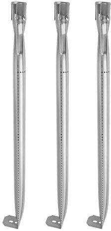 WELL GRILL Brenner Rohre Brennerrohrset für Gasgrill Napoleon Legend LEX 485 605 730 Lifestyle & Mirage & Built-in Series, Prestige 500, Rogue 365, LD485RB, LD485RSIB, Edelstahl, 47,8CM