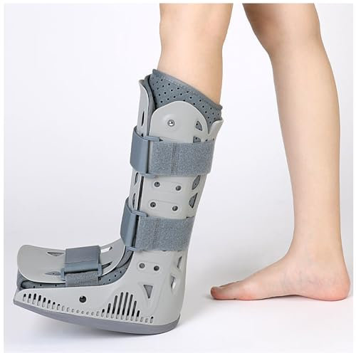 BUXTOM Orthopädischer Stiefel, Aufblasbarer Walker-Stiefel, Walker Boot für Achillessehnenoperationen, akute Knöchelverstauchungen, gebrochene Zehen und postoperative Pflege,B,L